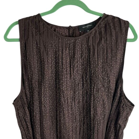 Banana Republic Dark Brown Fit Sleeveless Mini Dress, Size XL, NWT - Picture 4 of 10